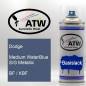 Preview: Dodge, Medium WaterBlue S/G Metallic, BF / KBF: 400ml Sprühdose, von ATW Autoteile West.